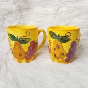 Decorative Mugs Set‎ of Two